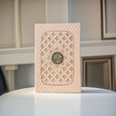 A Lattice Design Wedding Card