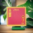 Traditional Wedding Invitation Cards - Red and Gold Theme