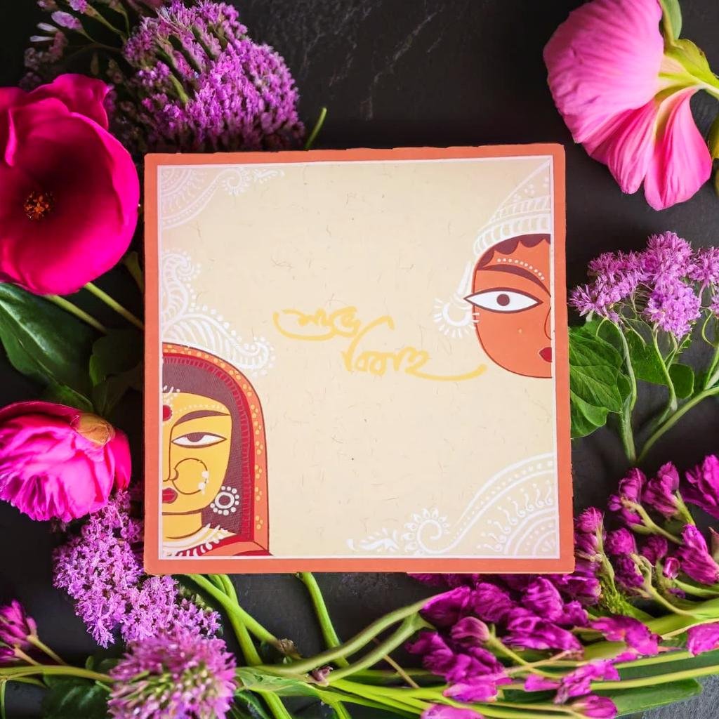 Handcrafted Indian Traditional Greeting Cards