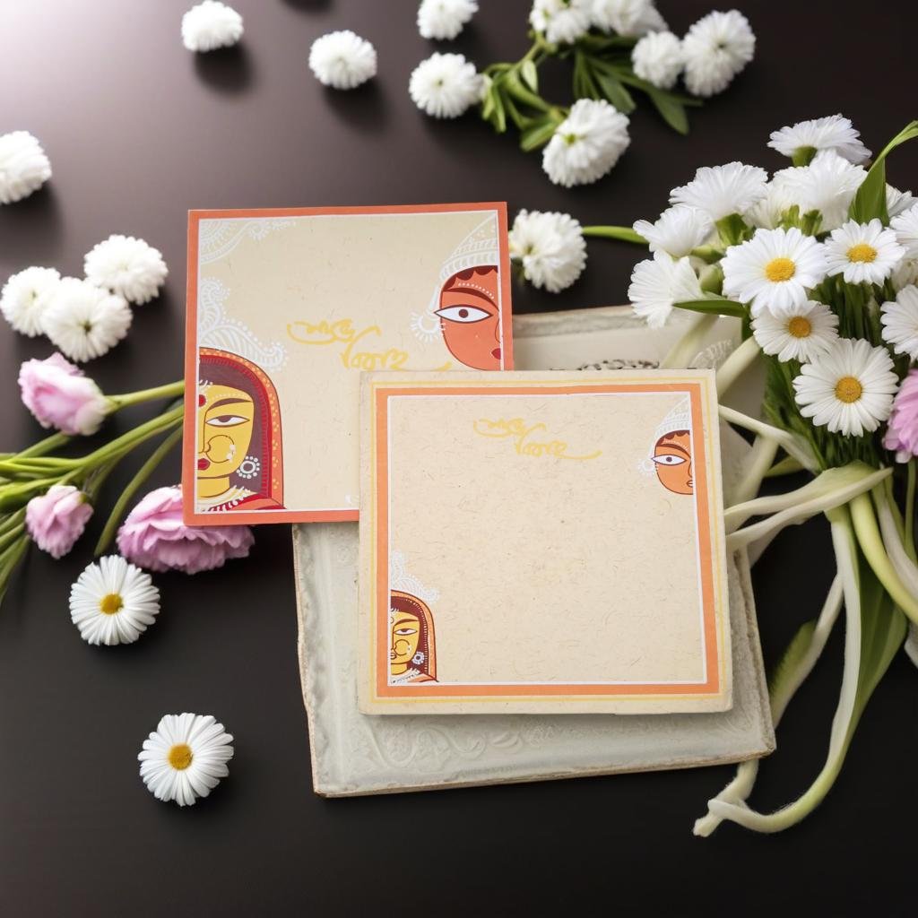 Handcrafted Indian Traditional Greeting Cards